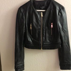 Bebe leather jacket(women)